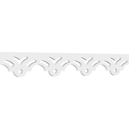 Ekena Millwork Robertson Architectural Grade PVC Running Trim, 6"H x 5/8"P x 48"L RUNP06X0625X48RBT